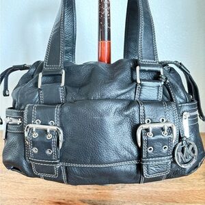 Michael Kors BlackY2k  Leather Shoulder Bag